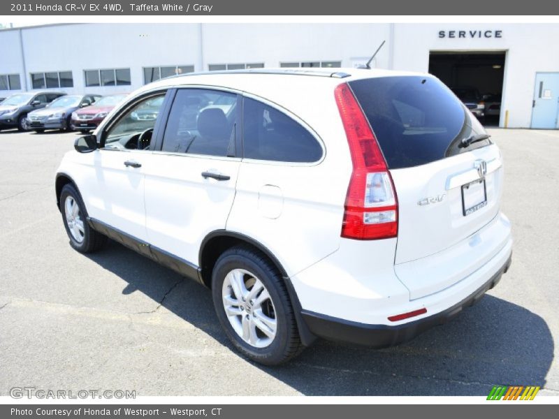 Taffeta White / Gray 2011 Honda CR-V EX 4WD