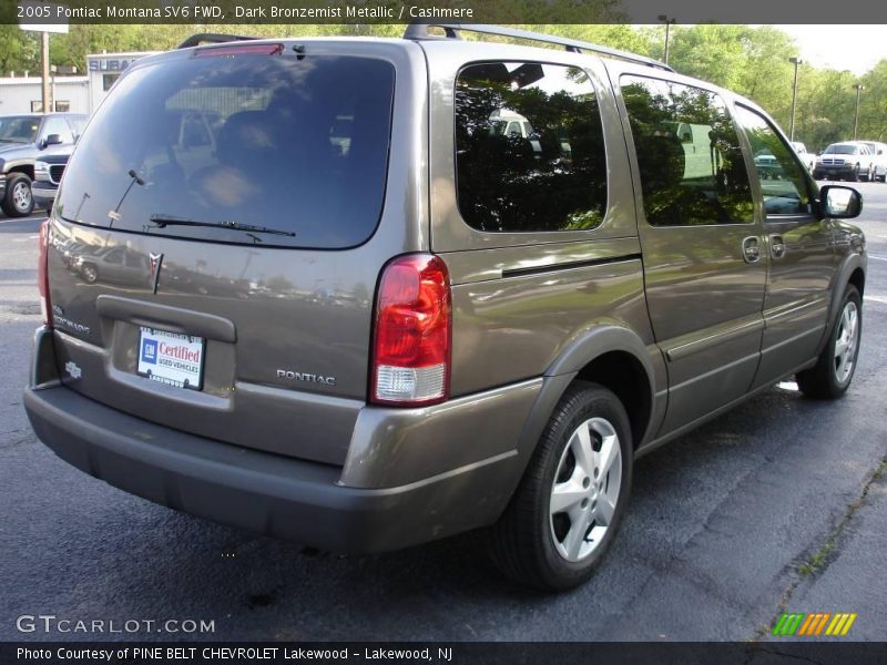 Dark Bronzemist Metallic / Cashmere 2005 Pontiac Montana SV6 FWD