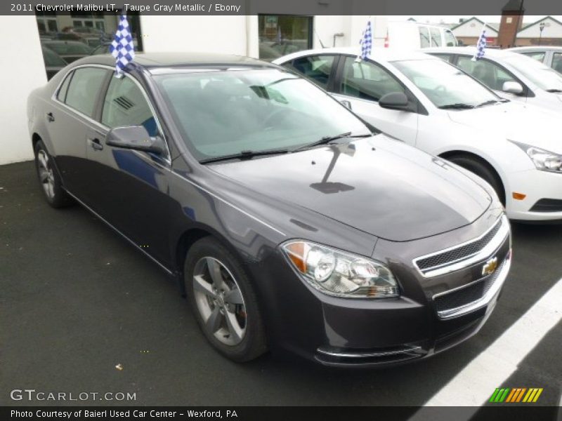 Taupe Gray Metallic / Ebony 2011 Chevrolet Malibu LT