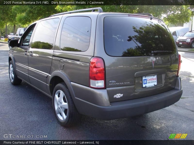 Dark Bronzemist Metallic / Cashmere 2005 Pontiac Montana SV6 FWD