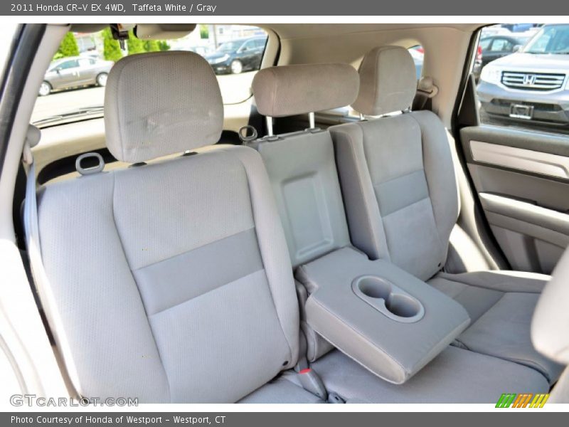 Taffeta White / Gray 2011 Honda CR-V EX 4WD