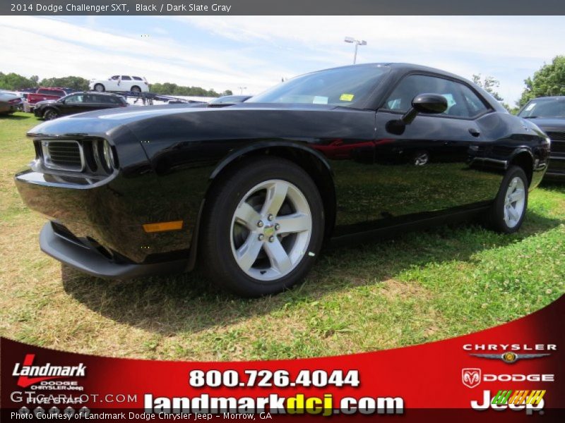 Black / Dark Slate Gray 2014 Dodge Challenger SXT