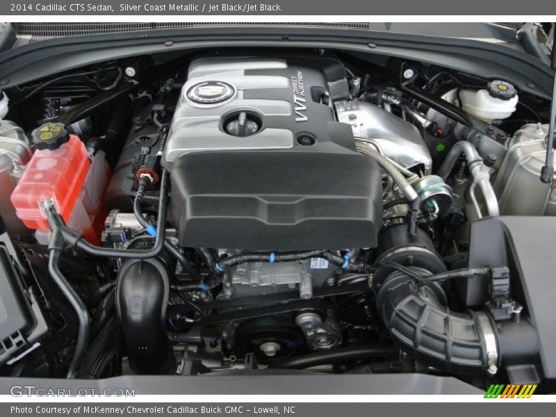 Silver Coast Metallic / Jet Black/Jet Black 2014 Cadillac CTS Sedan