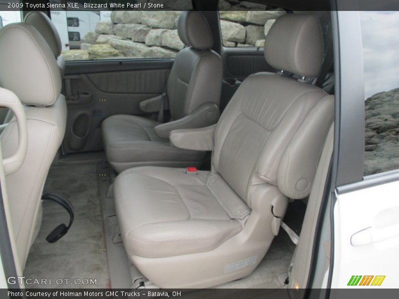Blizzard White Pearl / Stone 2009 Toyota Sienna XLE
