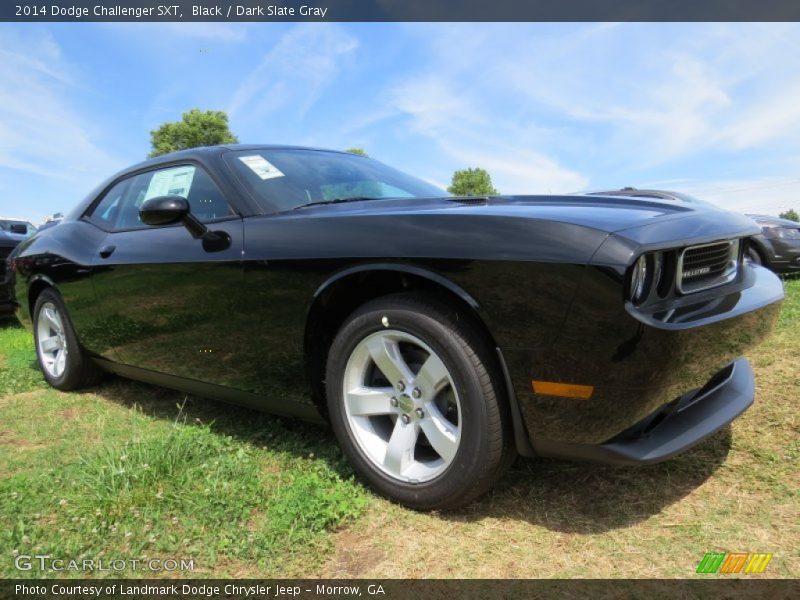 Black / Dark Slate Gray 2014 Dodge Challenger SXT