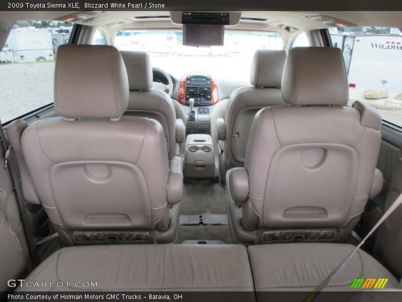 Blizzard White Pearl / Stone 2009 Toyota Sienna XLE