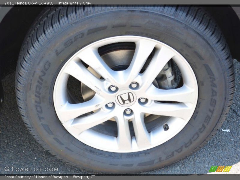 Taffeta White / Gray 2011 Honda CR-V EX 4WD