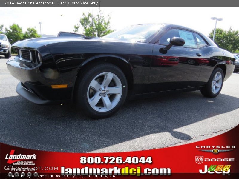 Black / Dark Slate Gray 2014 Dodge Challenger SXT