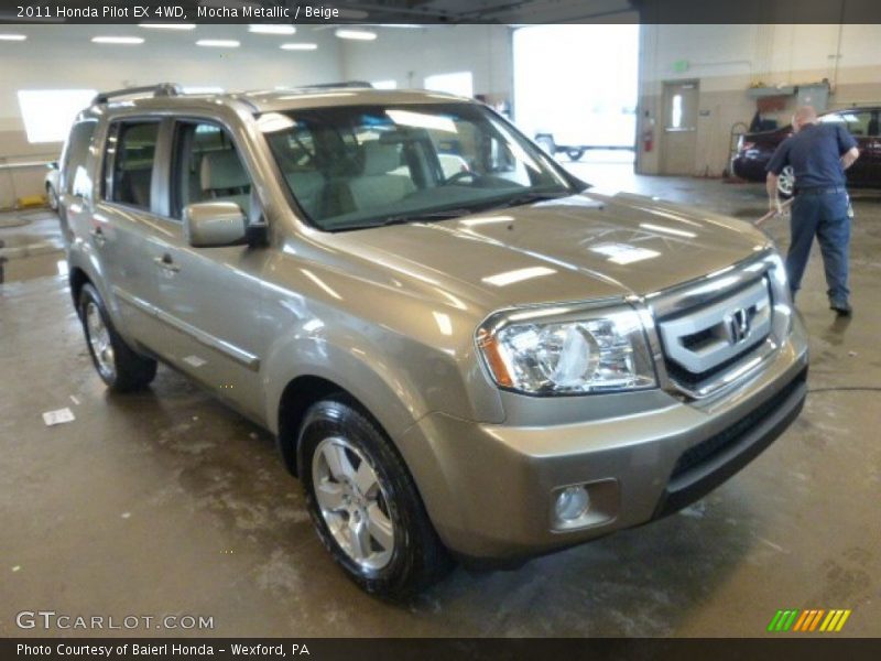 Mocha Metallic / Beige 2011 Honda Pilot EX 4WD