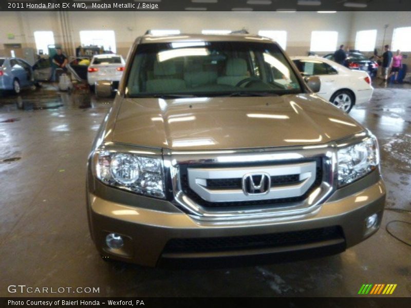 Mocha Metallic / Beige 2011 Honda Pilot EX 4WD