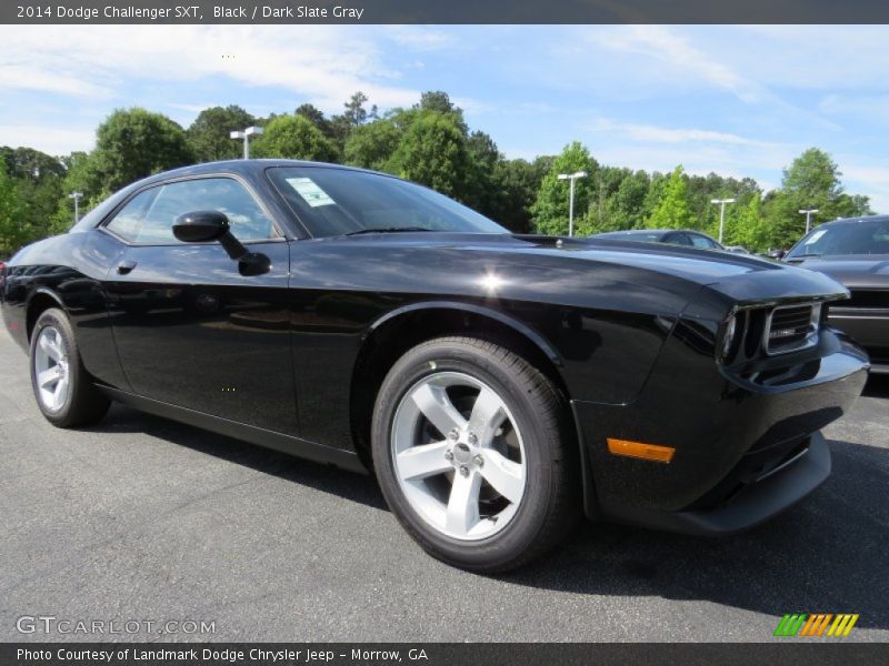 Black / Dark Slate Gray 2014 Dodge Challenger SXT