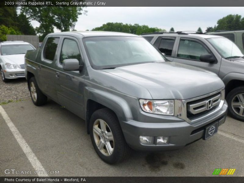 Front 3/4 View of 2009 Ridgeline RTL