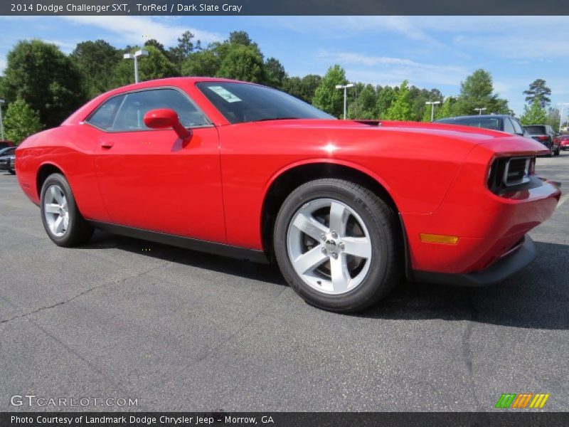TorRed / Dark Slate Gray 2014 Dodge Challenger SXT