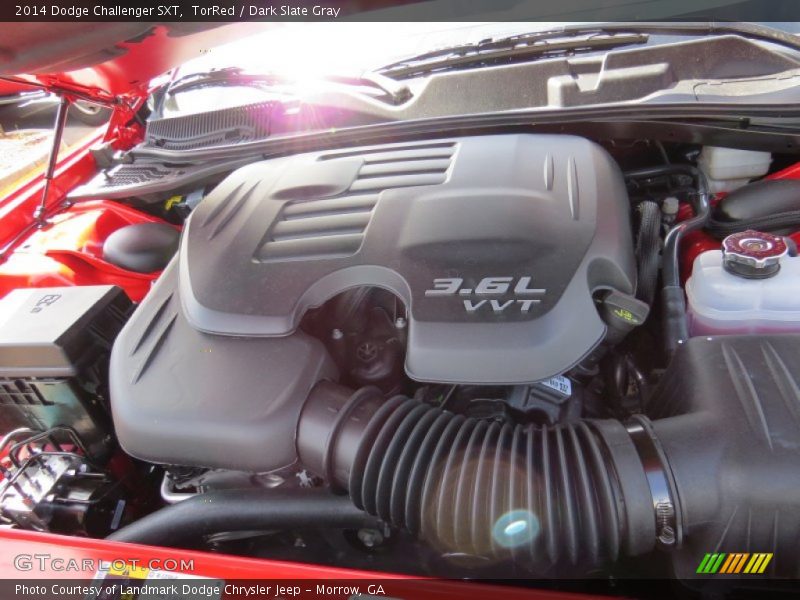 TorRed / Dark Slate Gray 2014 Dodge Challenger SXT