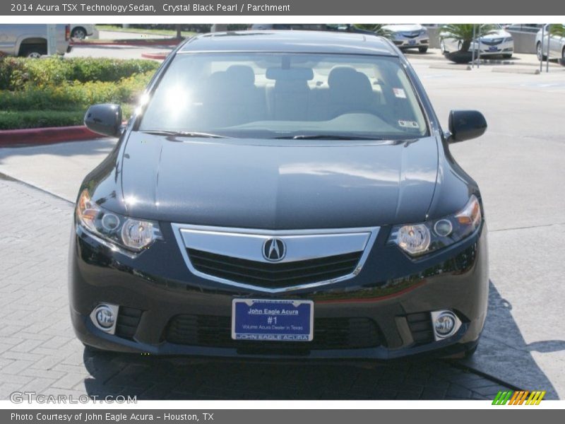 Crystal Black Pearl / Parchment 2014 Acura TSX Technology Sedan