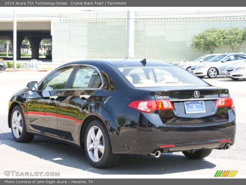 Crystal Black Pearl / Parchment 2014 Acura TSX Technology Sedan