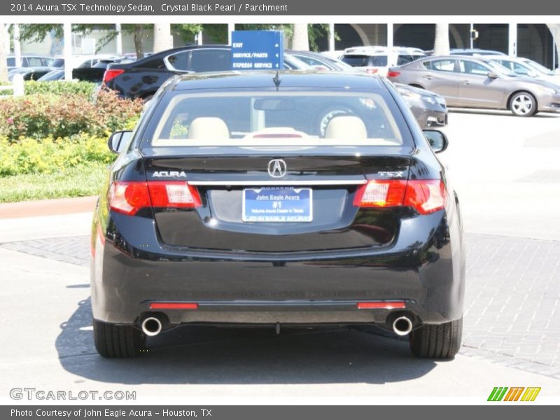Crystal Black Pearl / Parchment 2014 Acura TSX Technology Sedan