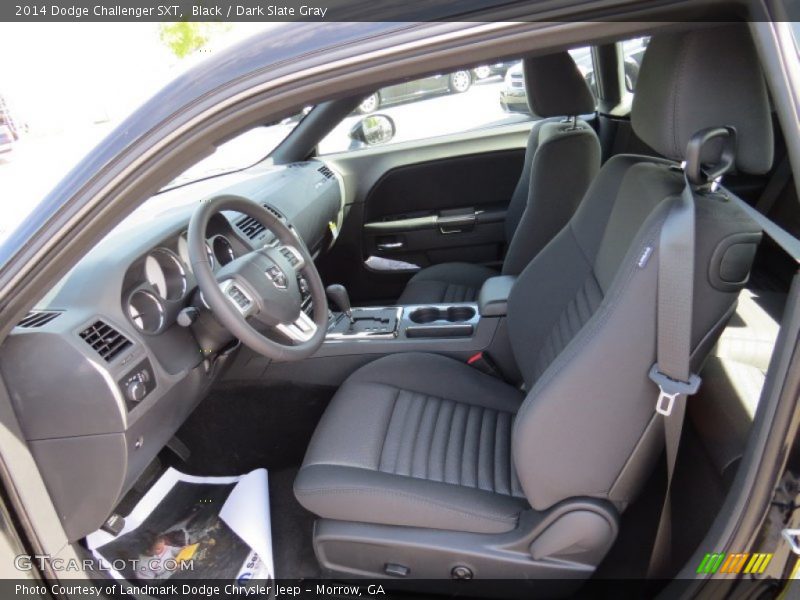 Black / Dark Slate Gray 2014 Dodge Challenger SXT