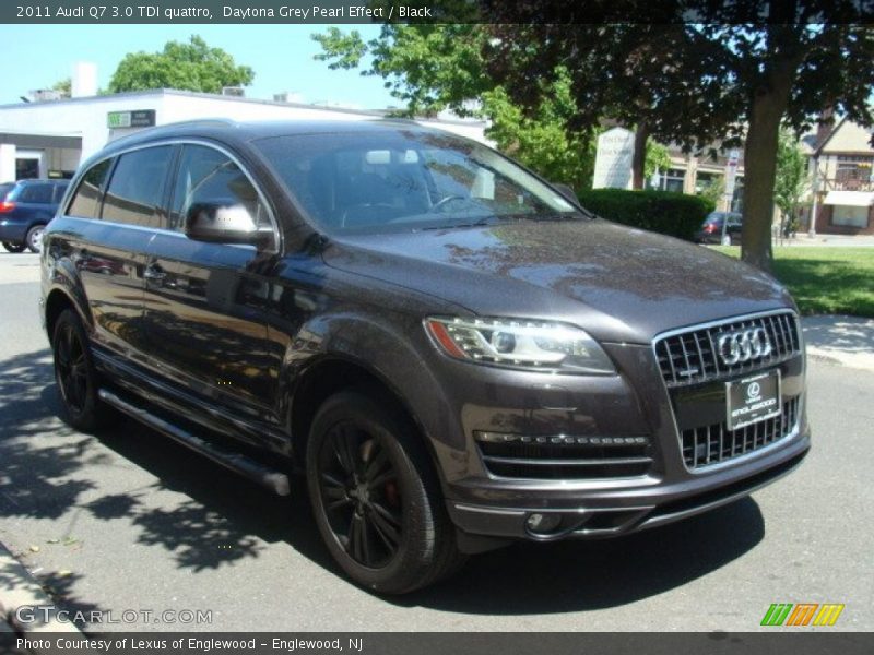 Daytona Grey Pearl Effect / Black 2011 Audi Q7 3.0 TDI quattro