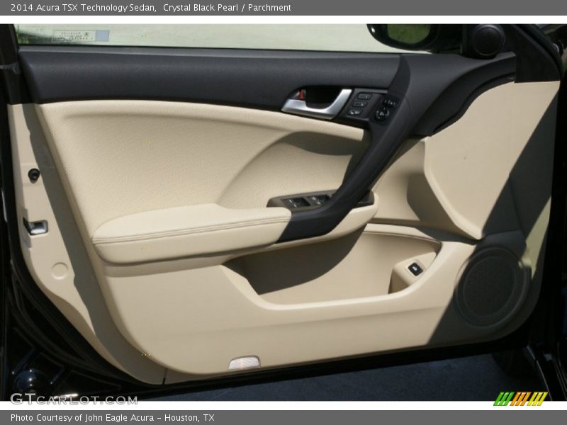 Crystal Black Pearl / Parchment 2014 Acura TSX Technology Sedan