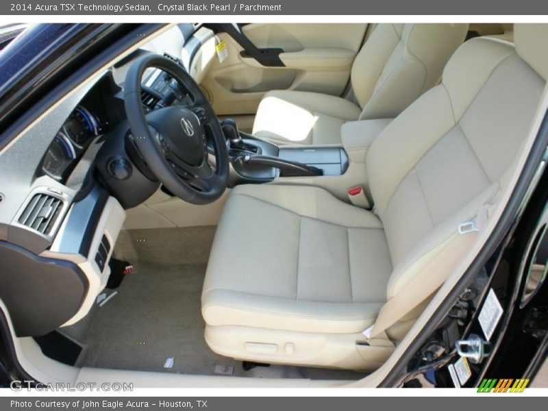 Crystal Black Pearl / Parchment 2014 Acura TSX Technology Sedan