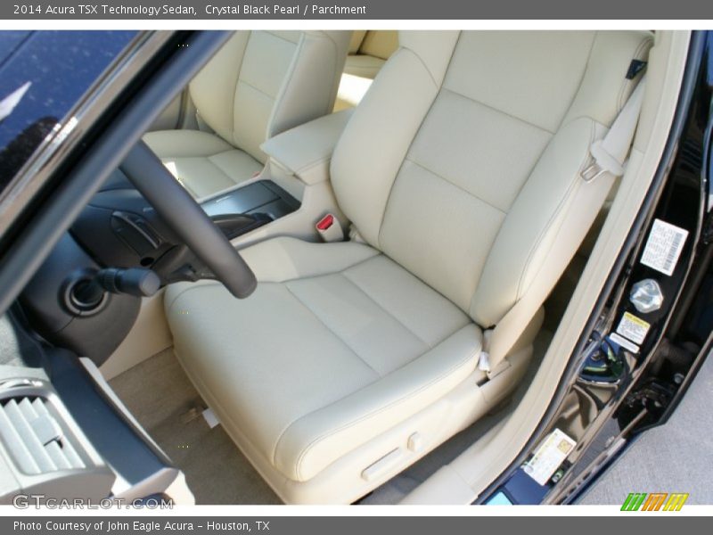 Crystal Black Pearl / Parchment 2014 Acura TSX Technology Sedan
