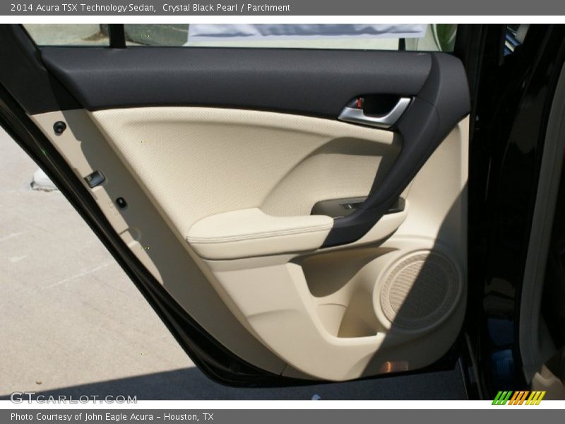 Crystal Black Pearl / Parchment 2014 Acura TSX Technology Sedan