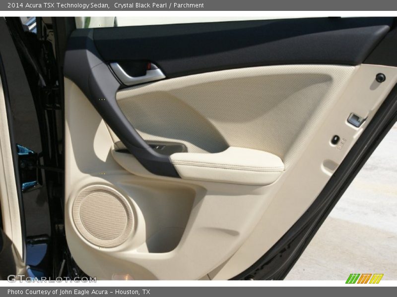 Crystal Black Pearl / Parchment 2014 Acura TSX Technology Sedan