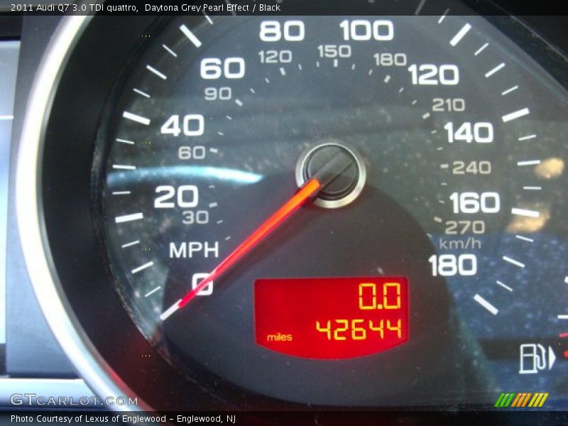 Daytona Grey Pearl Effect / Black 2011 Audi Q7 3.0 TDI quattro