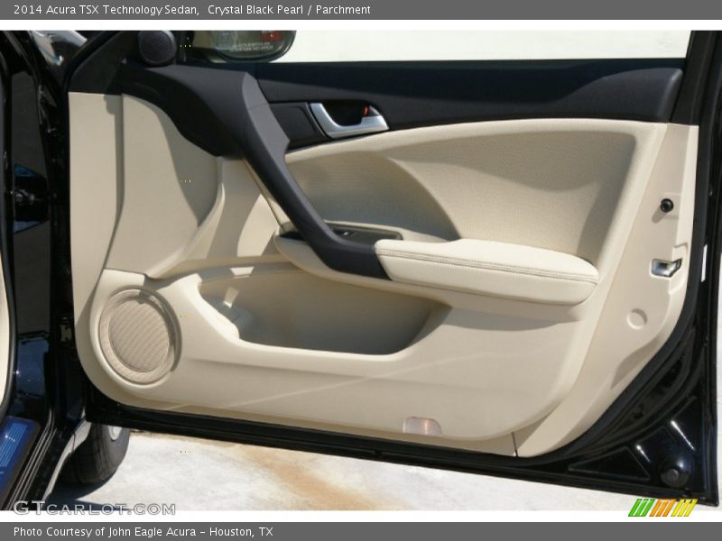 Crystal Black Pearl / Parchment 2014 Acura TSX Technology Sedan