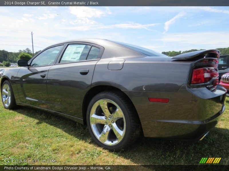 Granite Crystal Metallic / Black 2014 Dodge Charger SE