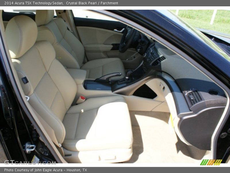 Crystal Black Pearl / Parchment 2014 Acura TSX Technology Sedan