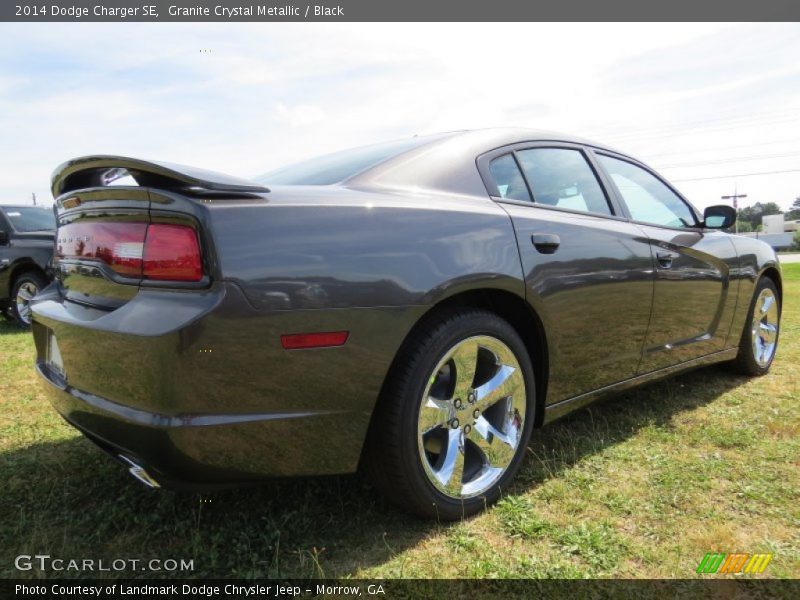 Granite Crystal Metallic / Black 2014 Dodge Charger SE