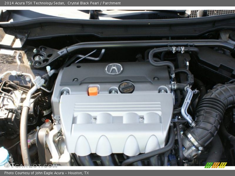 Crystal Black Pearl / Parchment 2014 Acura TSX Technology Sedan