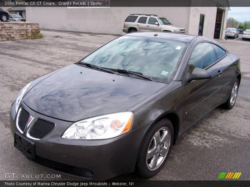 Granite Metallic / Ebony 2006 Pontiac G6 GT Coupe