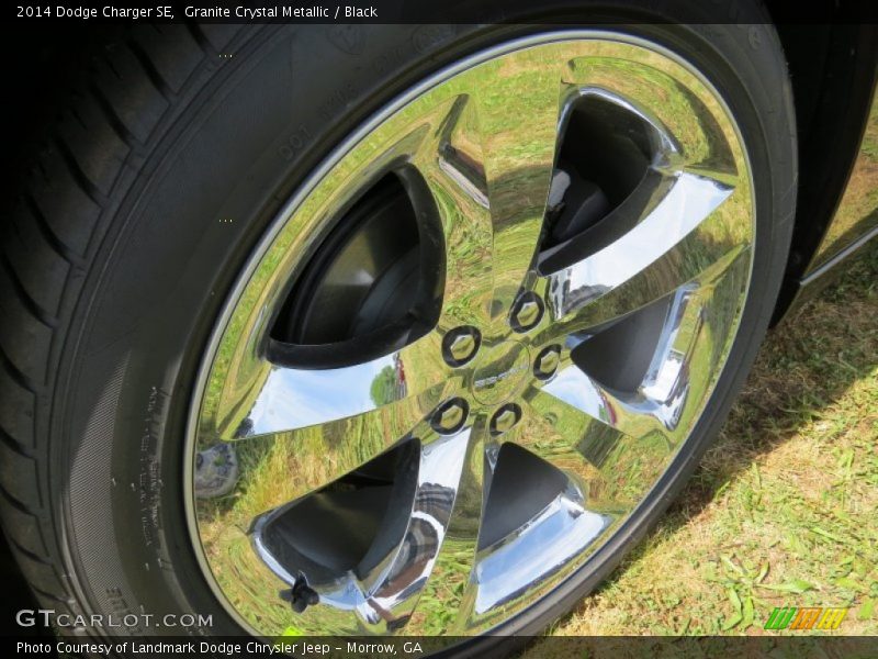 Granite Crystal Metallic / Black 2014 Dodge Charger SE