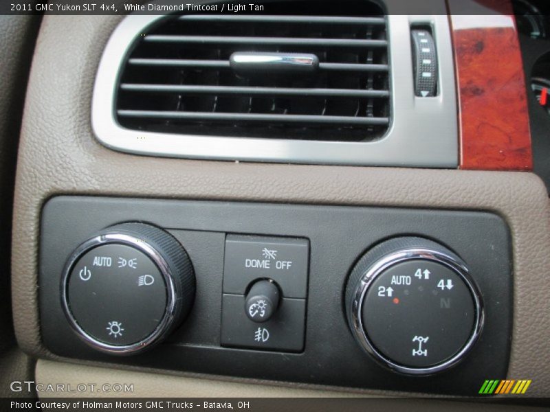 White Diamond Tintcoat / Light Tan 2011 GMC Yukon SLT 4x4