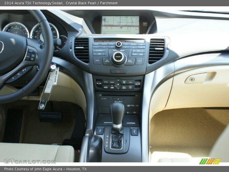 Crystal Black Pearl / Parchment 2014 Acura TSX Technology Sedan