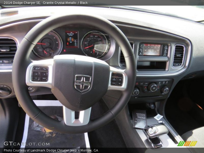 Granite Crystal Metallic / Black 2014 Dodge Charger SE