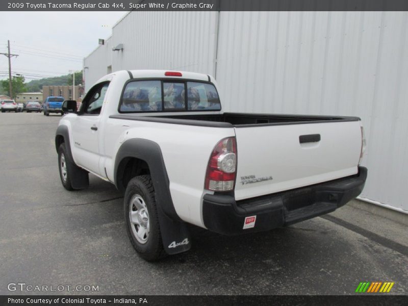 Super White / Graphite Gray 2009 Toyota Tacoma Regular Cab 4x4