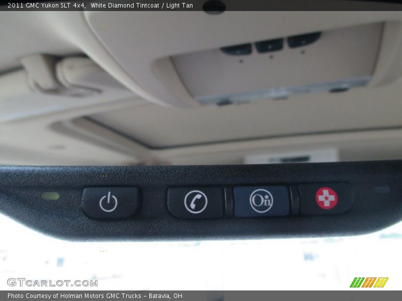 White Diamond Tintcoat / Light Tan 2011 GMC Yukon SLT 4x4