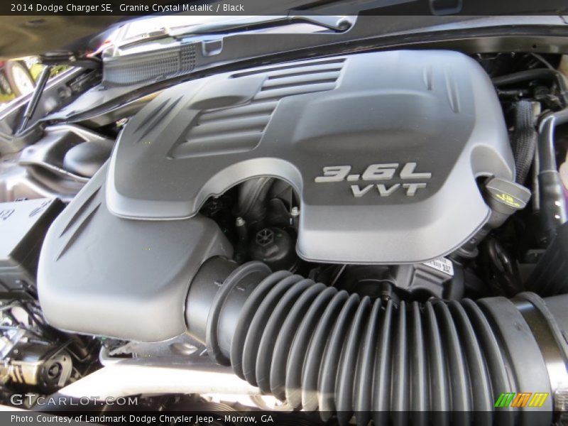 Granite Crystal Metallic / Black 2014 Dodge Charger SE