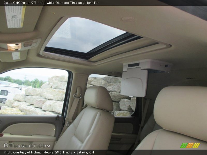 White Diamond Tintcoat / Light Tan 2011 GMC Yukon SLT 4x4