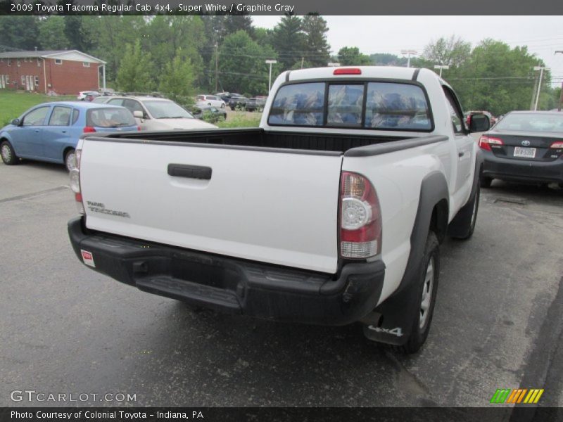 Super White / Graphite Gray 2009 Toyota Tacoma Regular Cab 4x4
