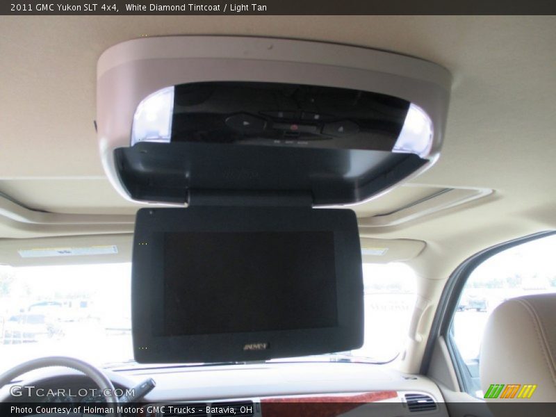 White Diamond Tintcoat / Light Tan 2011 GMC Yukon SLT 4x4