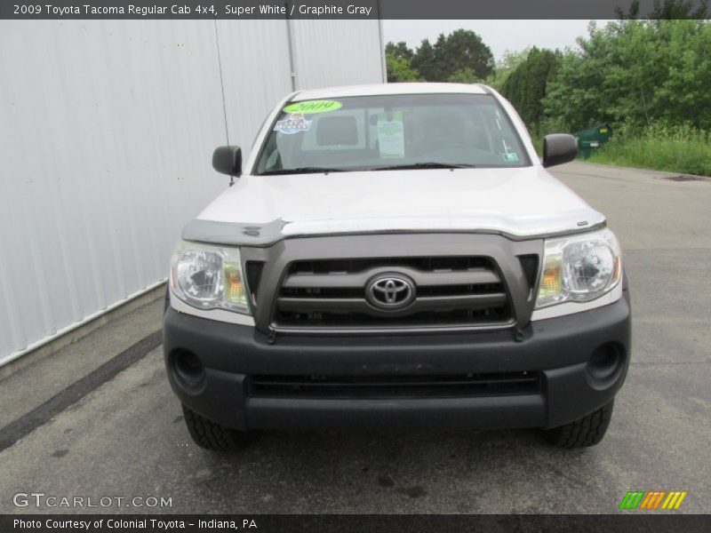 Super White / Graphite Gray 2009 Toyota Tacoma Regular Cab 4x4