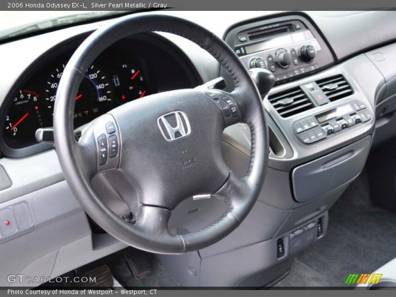 Silver Pearl Metallic / Gray 2006 Honda Odyssey EX-L