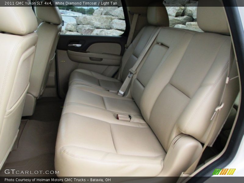 White Diamond Tintcoat / Light Tan 2011 GMC Yukon SLT 4x4