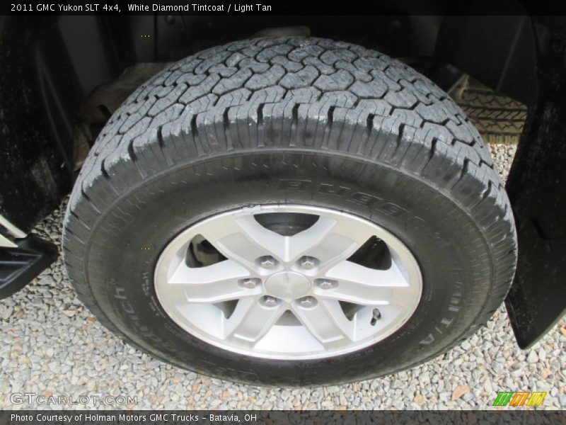 White Diamond Tintcoat / Light Tan 2011 GMC Yukon SLT 4x4