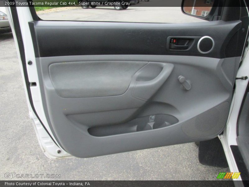 Super White / Graphite Gray 2009 Toyota Tacoma Regular Cab 4x4